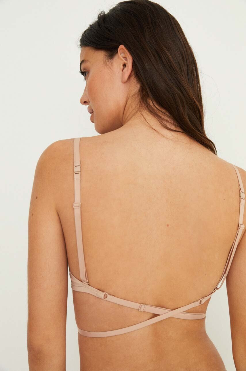 women'secret Сутиен BEAUTIFUL в бежово с изчистен дизайн - Pepit.bg