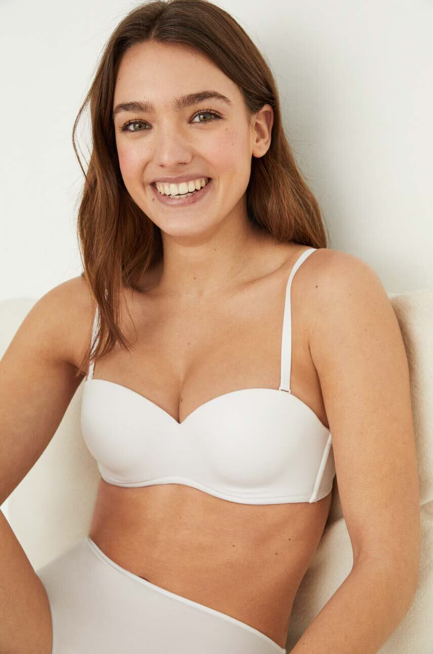 women'secret Сутиен ELEGANT в бяло с изчистен дизайн - Pepit.bg