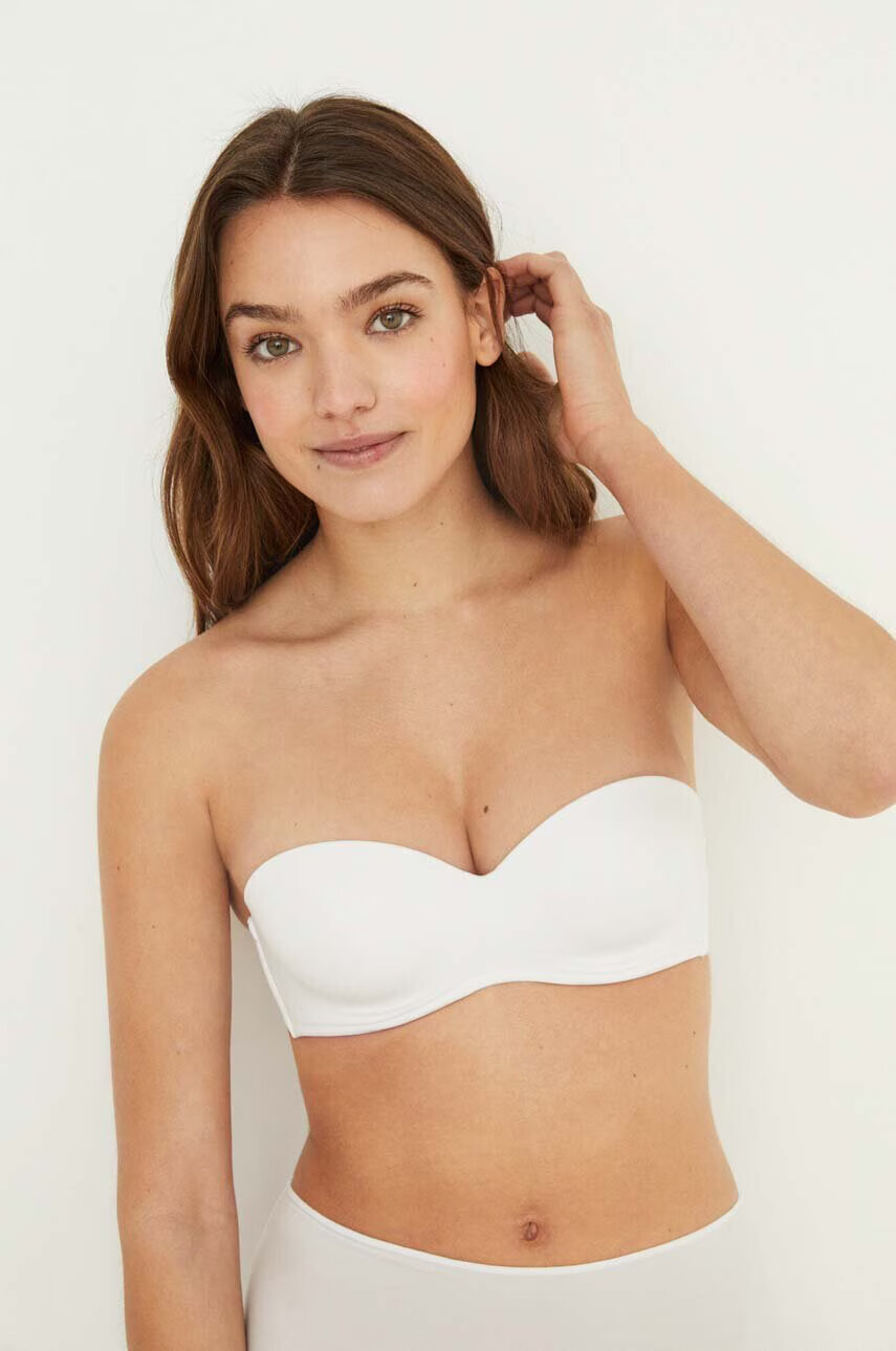 women'secret Сутиен ELEGANT в бяло с изчистен дизайн - Pepit.bg