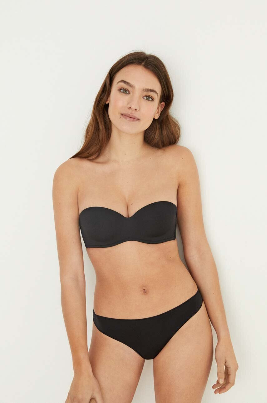 women'secret Сутиен ELEGANT в черно с изчистен дизайн - Pepit.bg