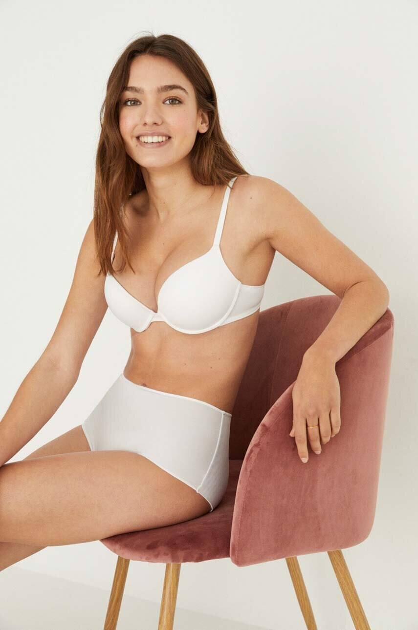 women'secret Сутиен GORGEOUS в бяло с изчистен дизайн - Pepit.bg