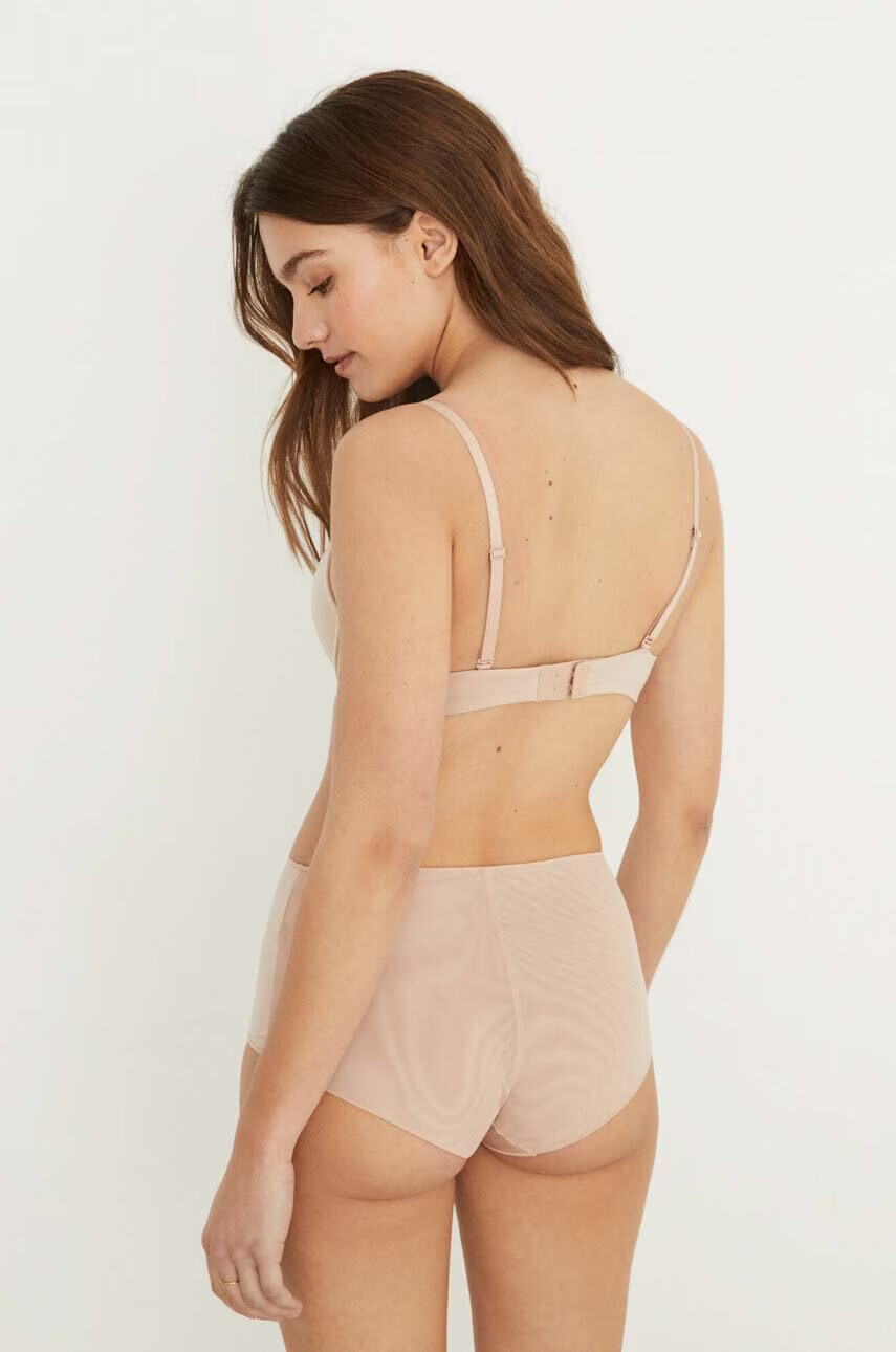 women'secret Сутиен GORGEOUS в бежово с изчистен дизайн - Pepit.bg