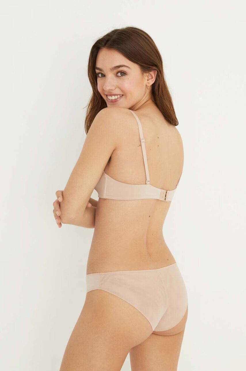 women'secret Сутиен LOVELY в бежово с изчистен дизайн - Pepit.bg