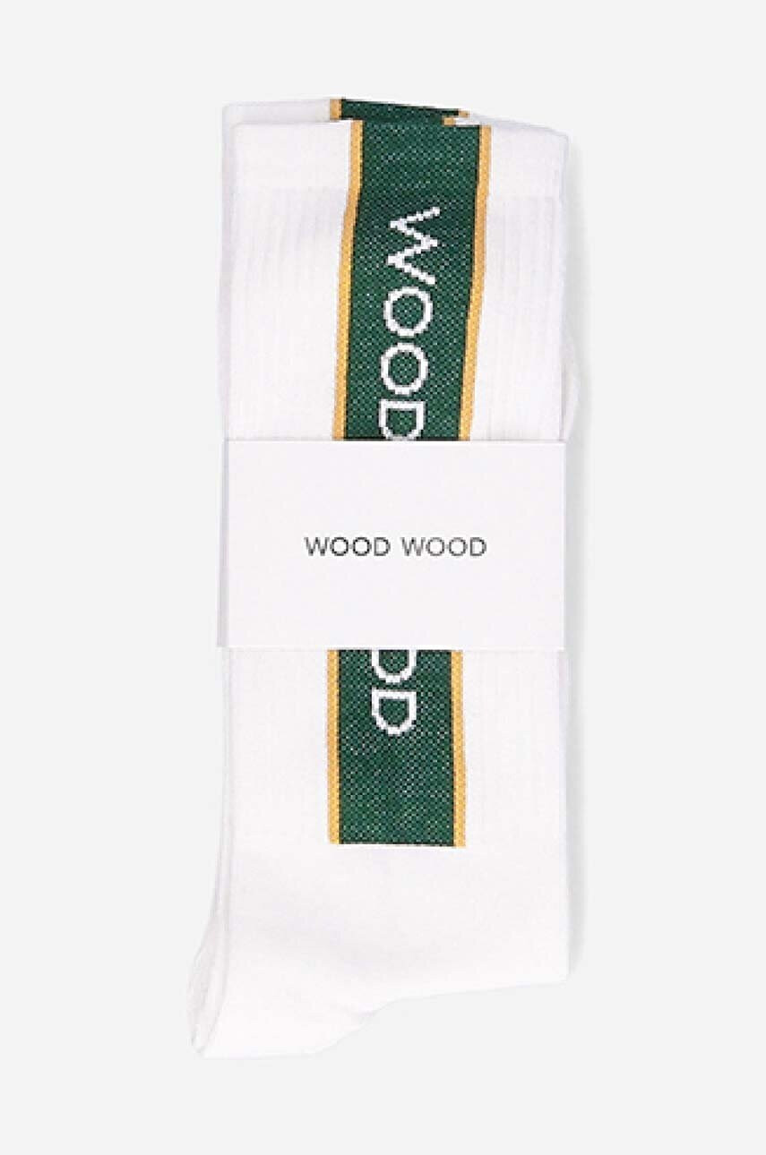 Wood Wood Чорапи Conor Sports Sock в бяло - Pepit.bg