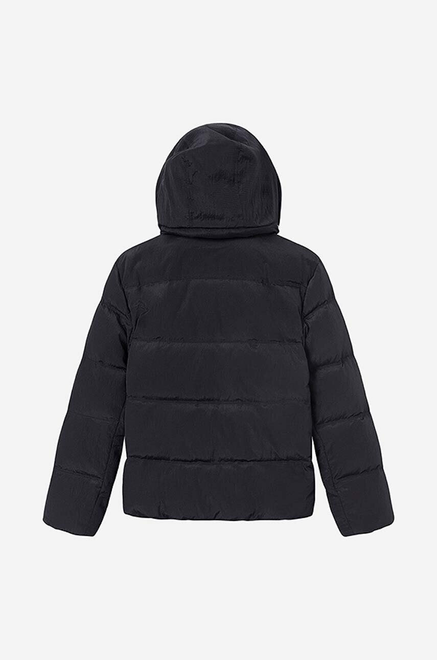 Wood Wood Пухено яке Ventus Tech Stripe Down Jacket в черно зимен модел - Pepit.bg
