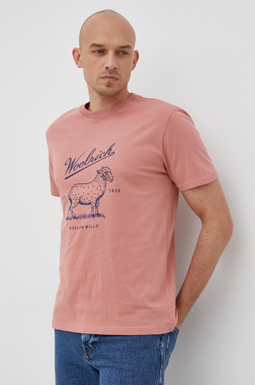 Woolrich Памучна тениска - Pepit.bg