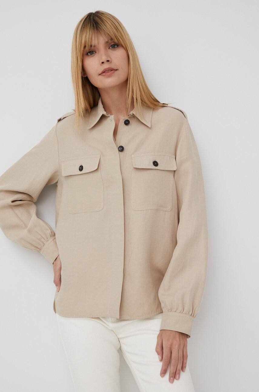 Woolrich Риза с лен - Pepit.bg