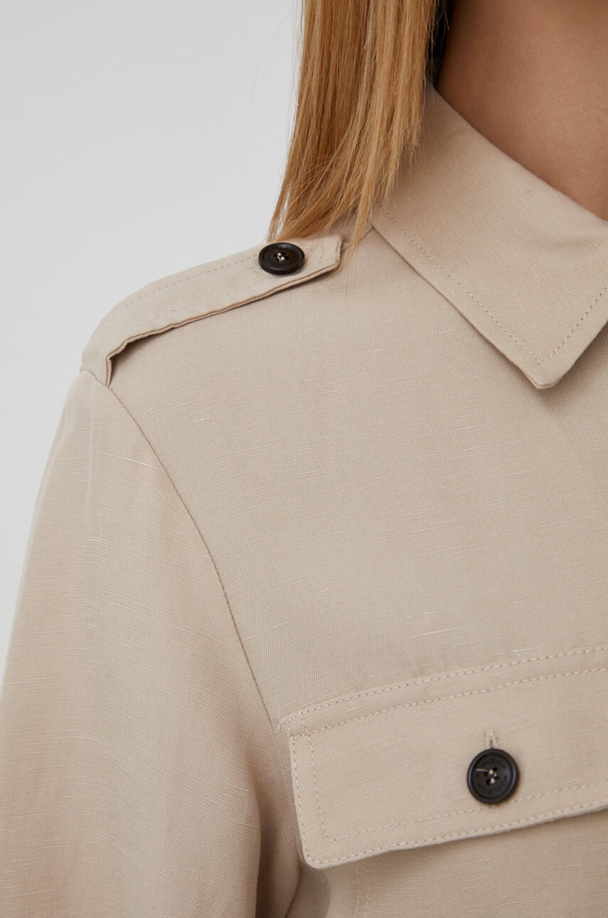 Woolrich Риза с лен - Pepit.bg