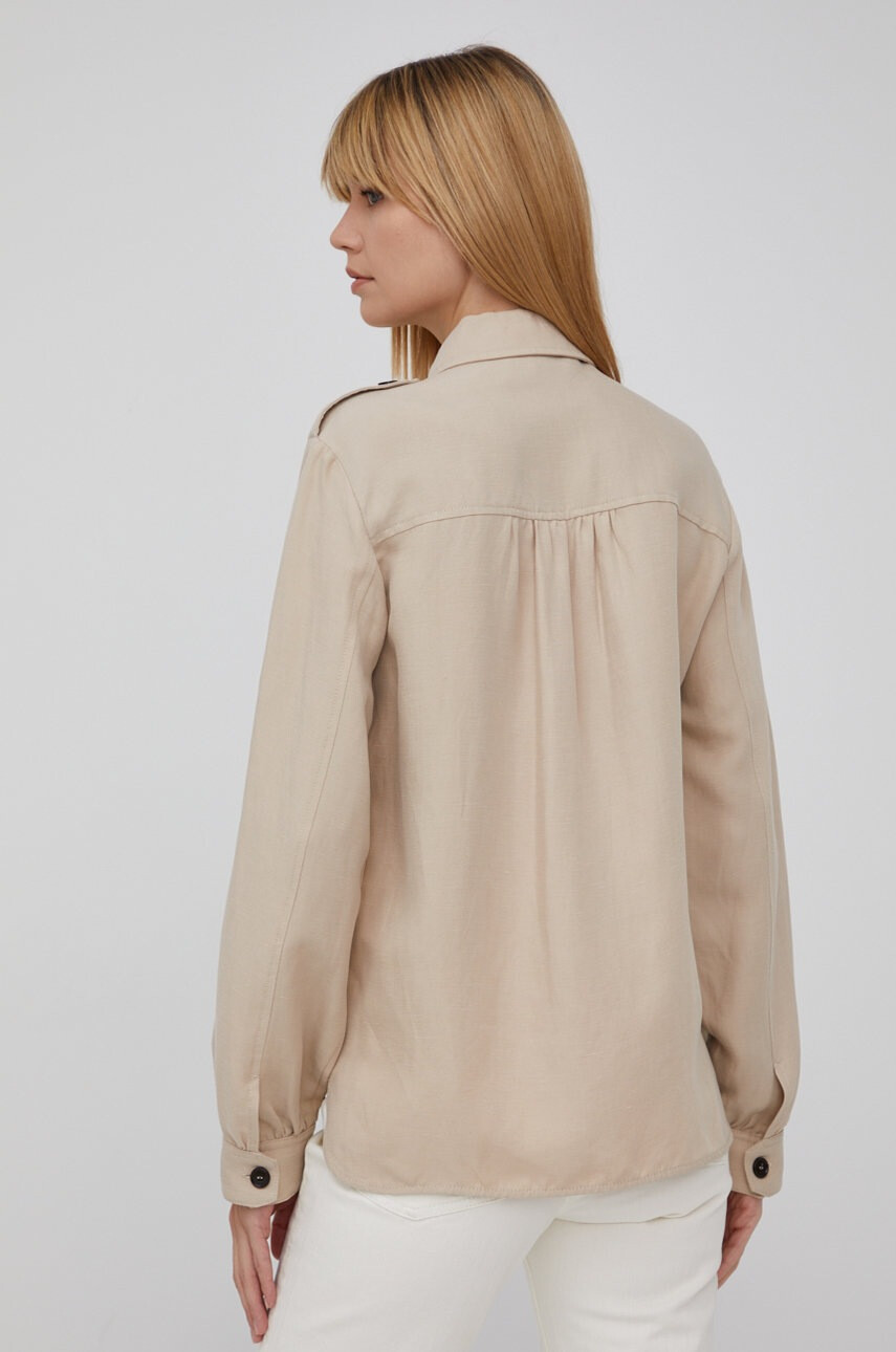 Woolrich Риза с лен - Pepit.bg