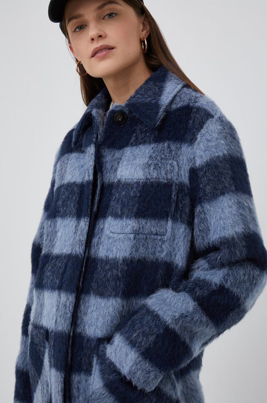 Woolrich Вълнено палто с преходна изолация с уголемена кройка - Pepit.bg