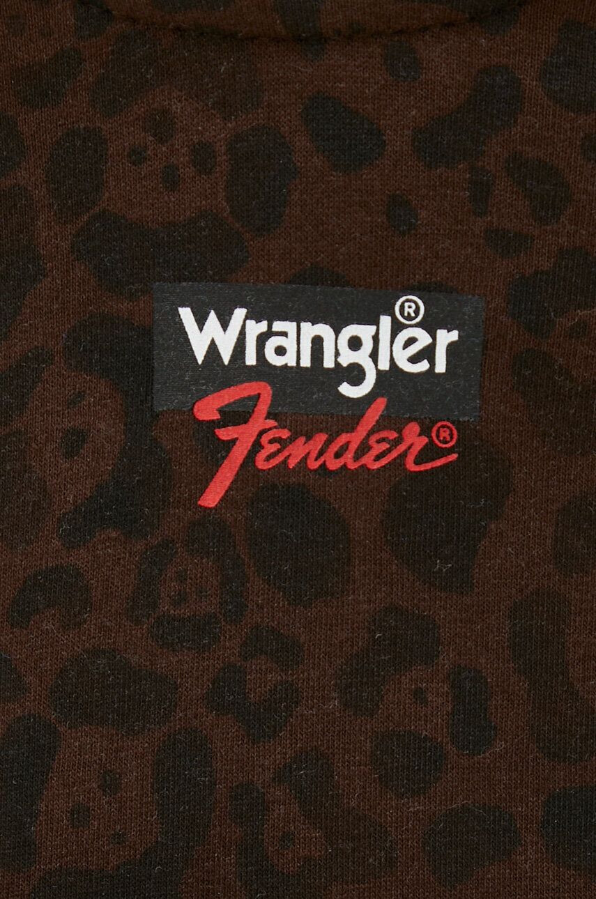 Wrangler Боди x Fender дамско в кафяво - Pepit.bg