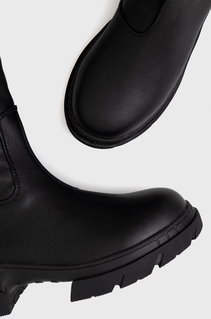 Wrangler Ботуши Atlanta Boot Extra в черно с равна подметка - Pepit.bg
