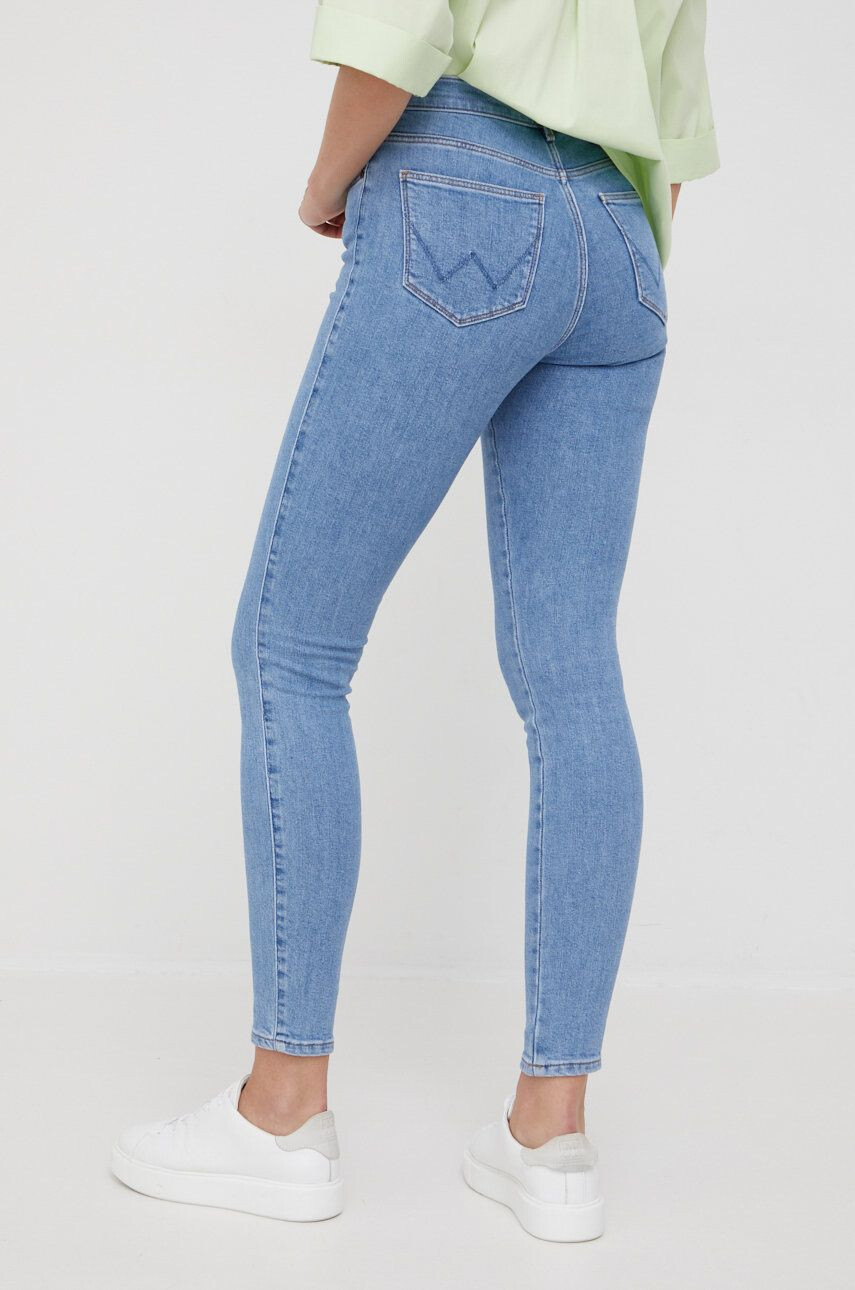 Wrangler Дънки High Rise Skinny Cali Blue - Pepit.bg