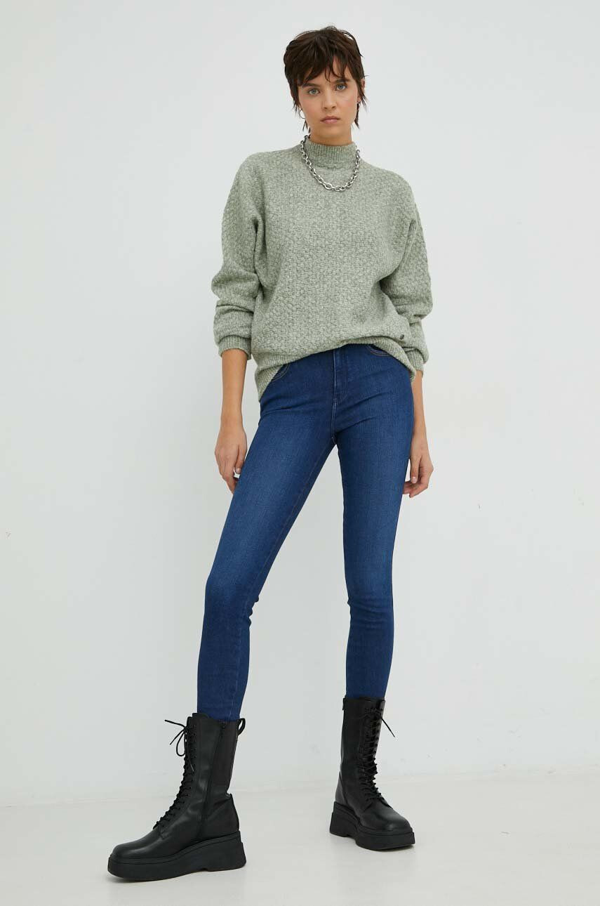 Wrangler Дънки High Rise Skinny Cozy Night с висока талия - Pepit.bg