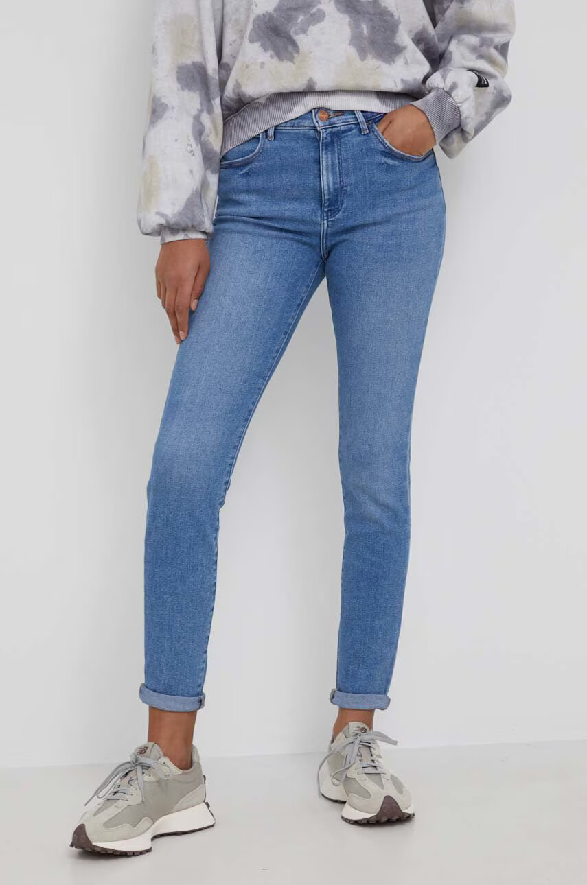Wrangler Дънки High Rise Skinny River - Pepit.bg