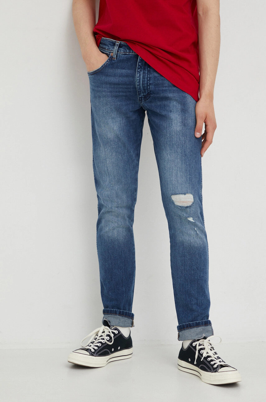 Wrangler Дънки Larston Dark Indigo - Pepit.bg