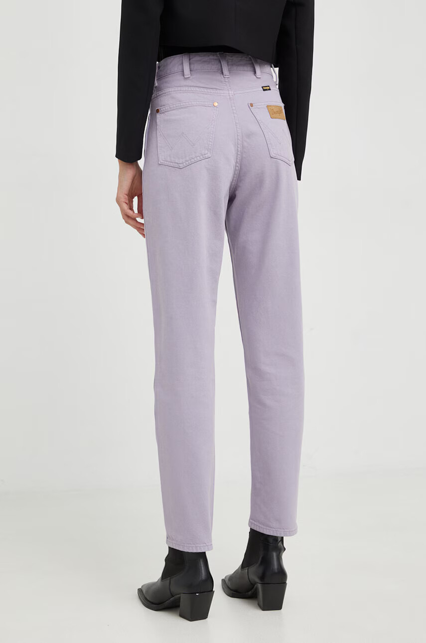 Wrangler Дънки Mom Purple Rock с висока талия - Pepit.bg