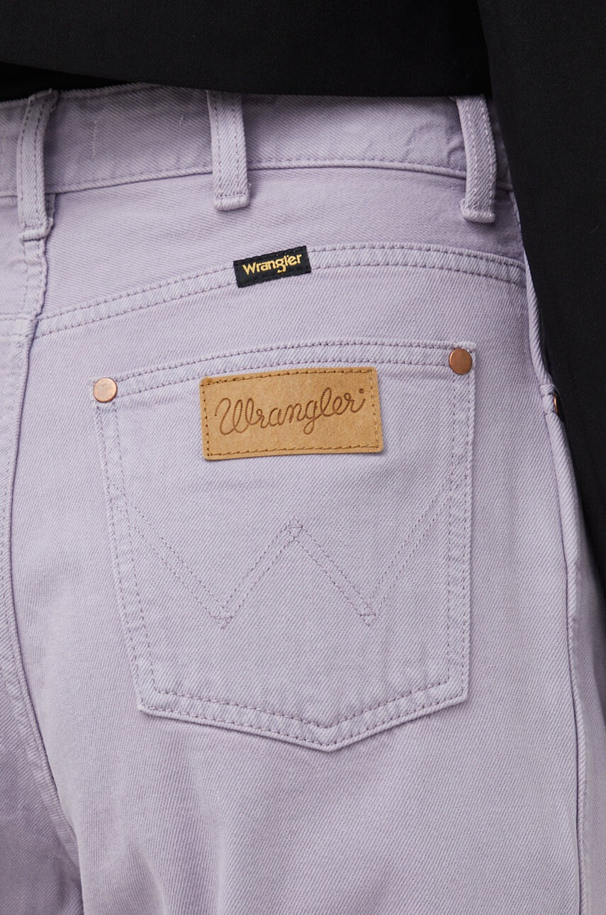 Wrangler Дънки Mom Purple Rock с висока талия - Pepit.bg