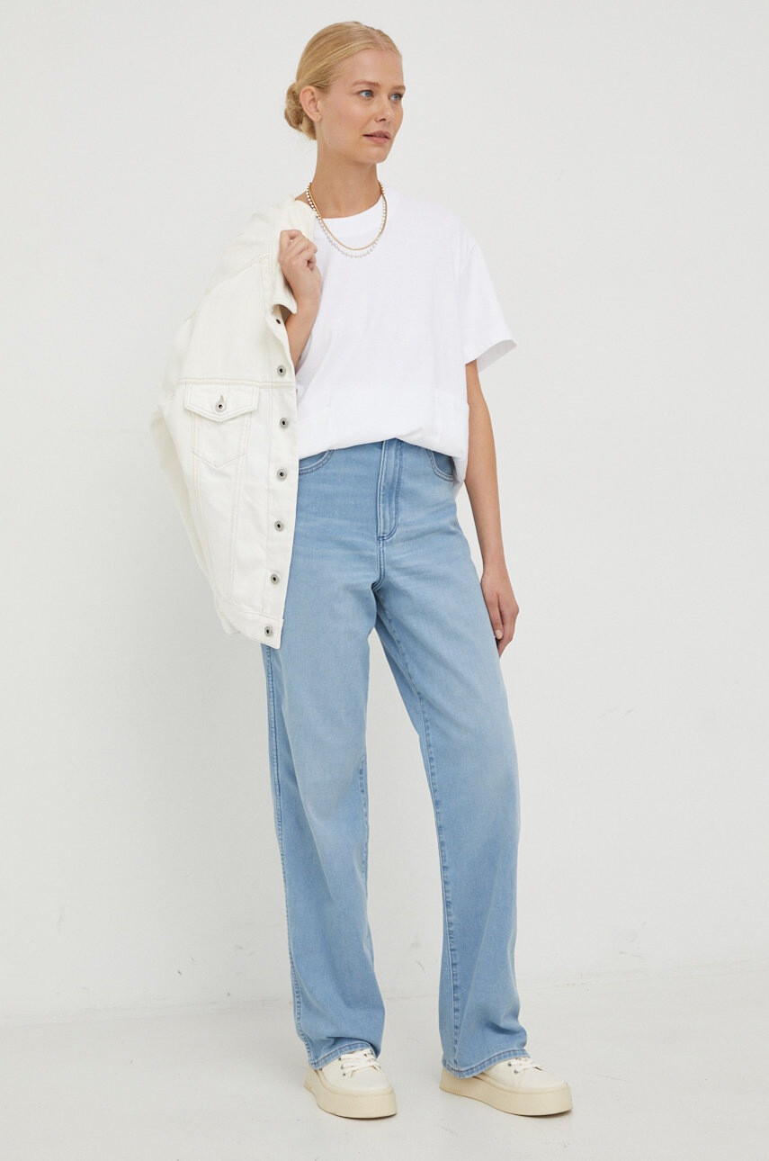 Wrangler Дънки Mom Relaxed Akua с висока талия - Pepit.bg
