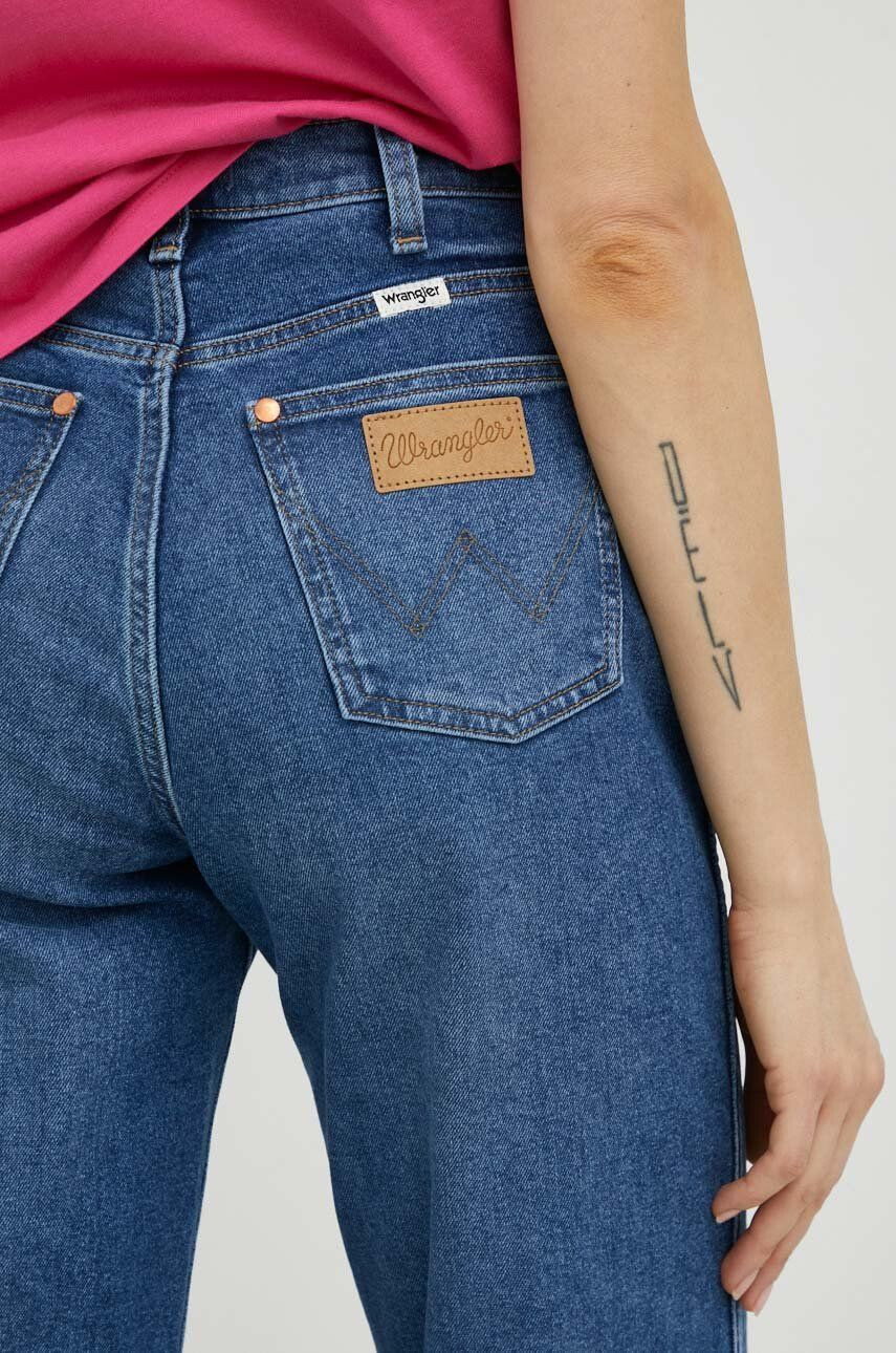 Wrangler Дънки Mom Straight с висока талия - Pepit.bg