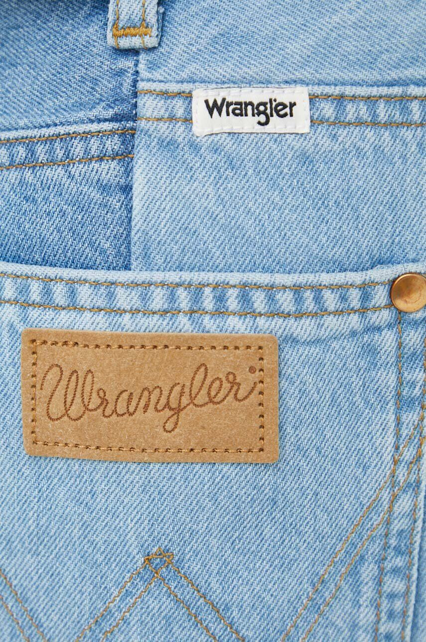 Wrangler Дънки Mom Straight в синьо - Pepit.bg