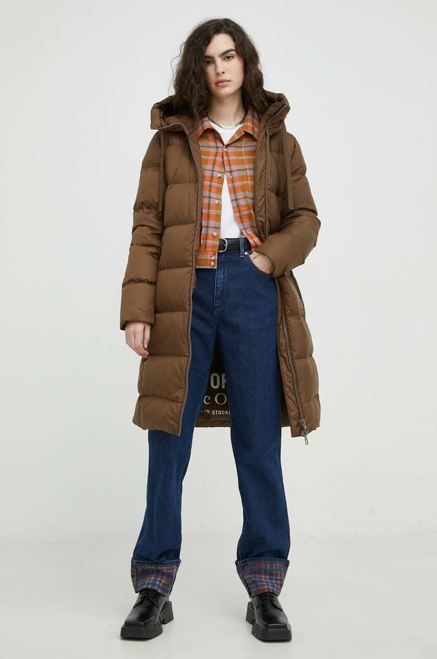 Wrangler Дънки Mom Straight Autumn Days с висока талия - Pepit.bg