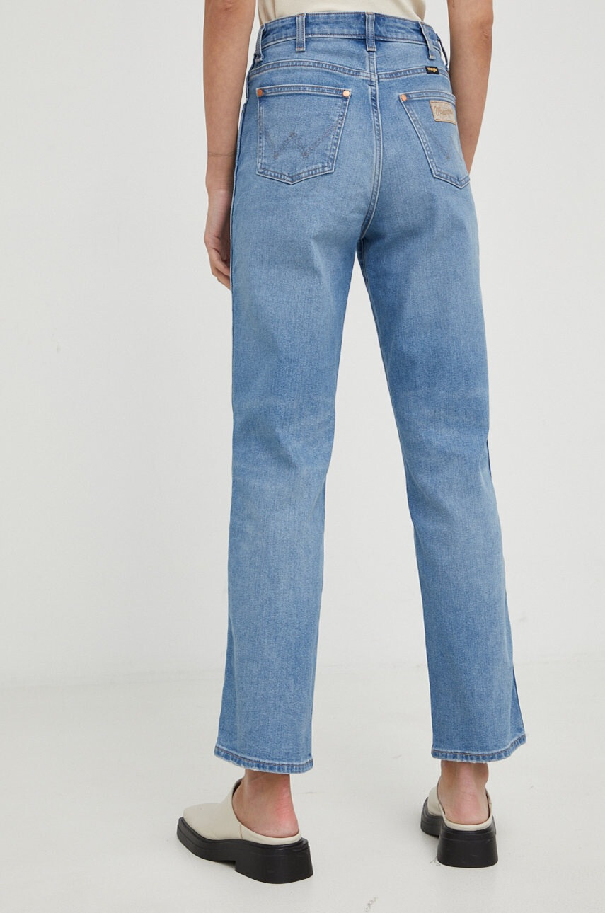 Wrangler Дънки Mom Straight Mauna с висока талия - Pepit.bg