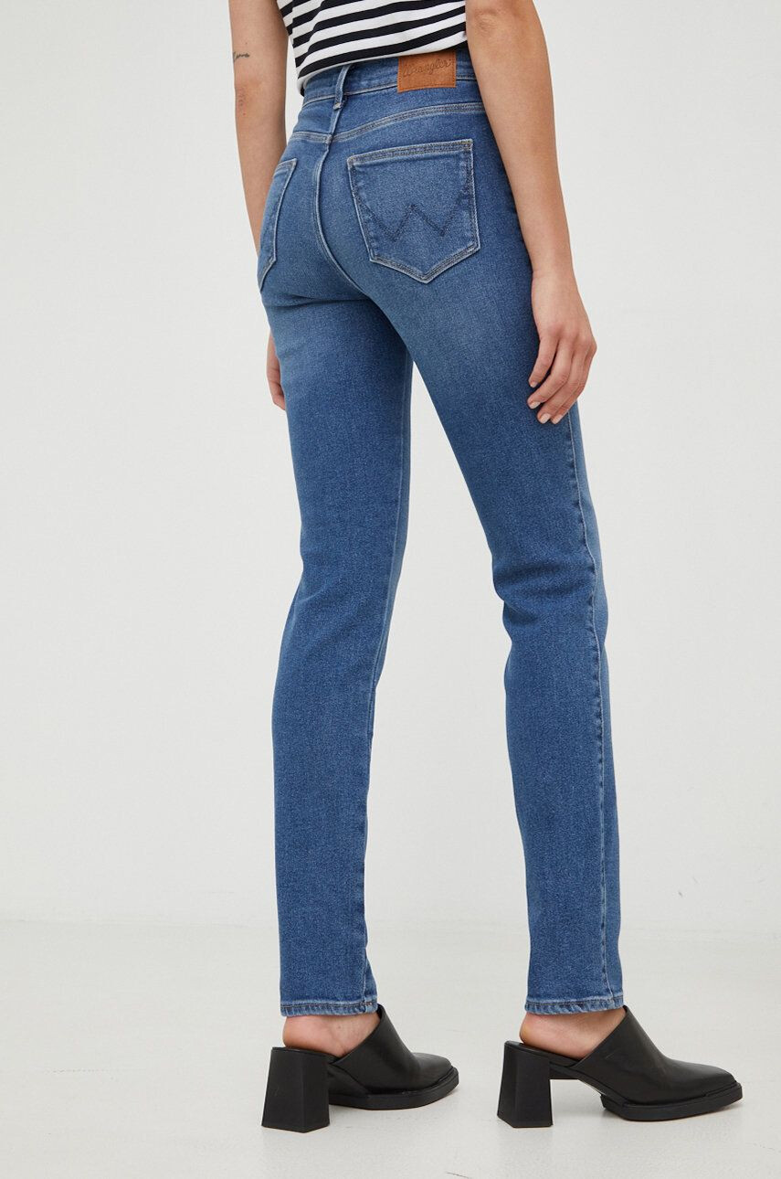 Wrangler Дънки Slim Airblue с висока талия - Pepit.bg