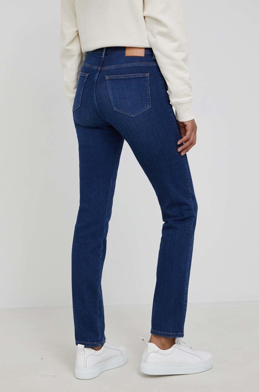 Wrangler Дънки Slim Authentic Love дамски с висока талия - Pepit.bg
