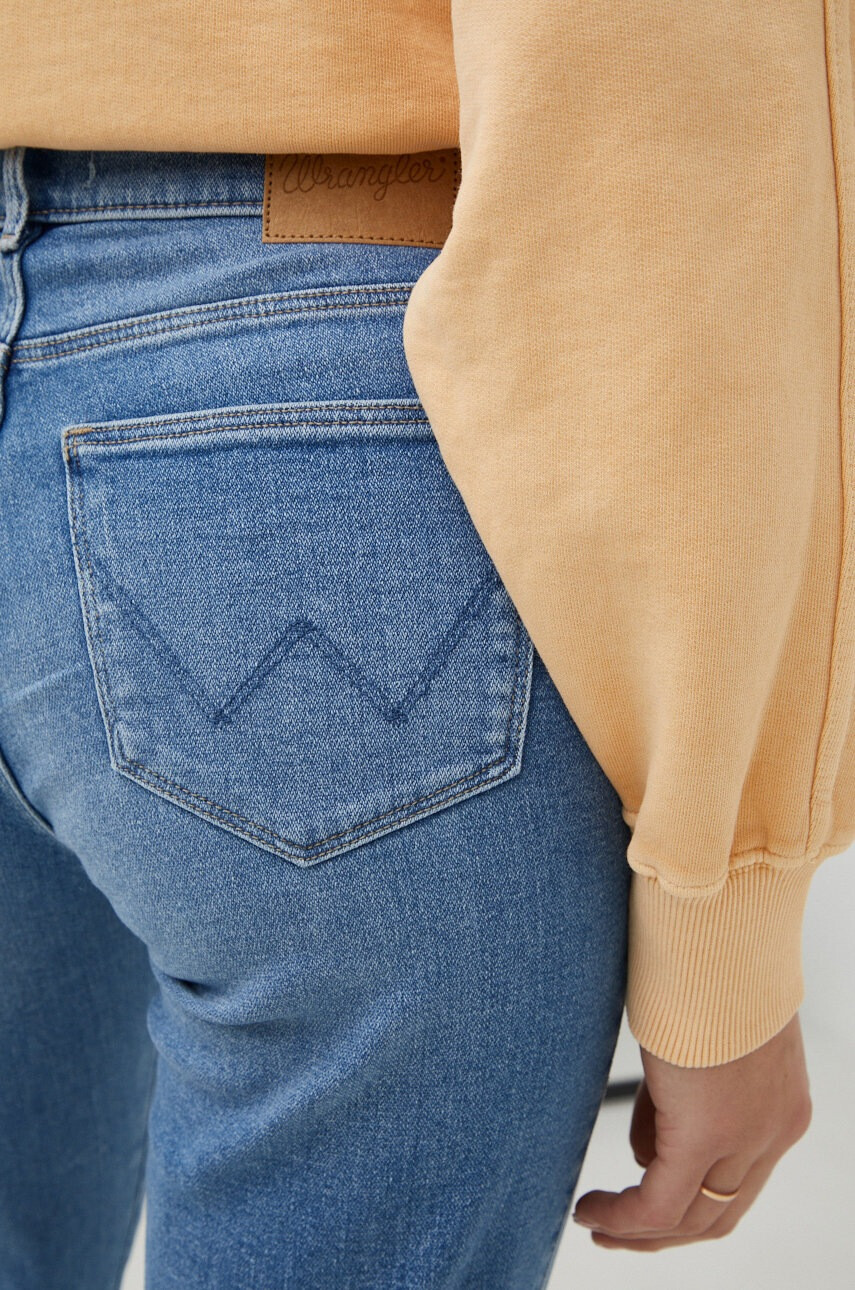 Wrangler Дънки Straight River с висока талия - Pepit.bg