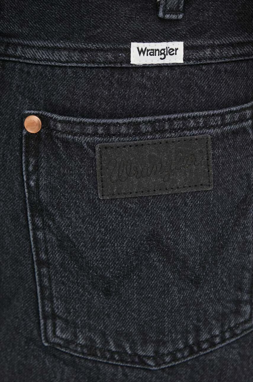 Wrangler Дънкова пола в черно къс модел със стандартна кройка - Pepit.bg