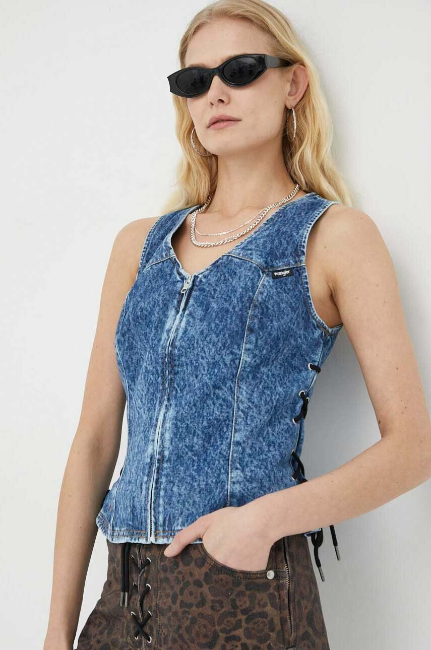 Wrangler Елек в синьо - Pepit.bg