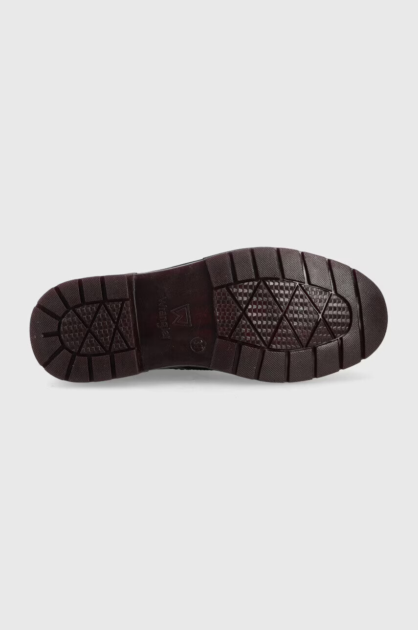 Wrangler Кожени боти Spike Ankle в черно с равна подметка - Pepit.bg