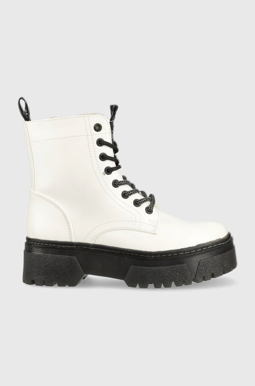 Wrangler Кубинки Piccadilly Hi в бяло с платформа - Pepit.bg