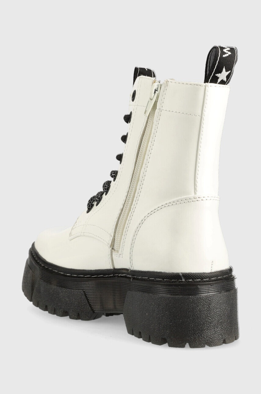 Wrangler Кубинки Piccadilly Hi в бяло с платформа - Pepit.bg