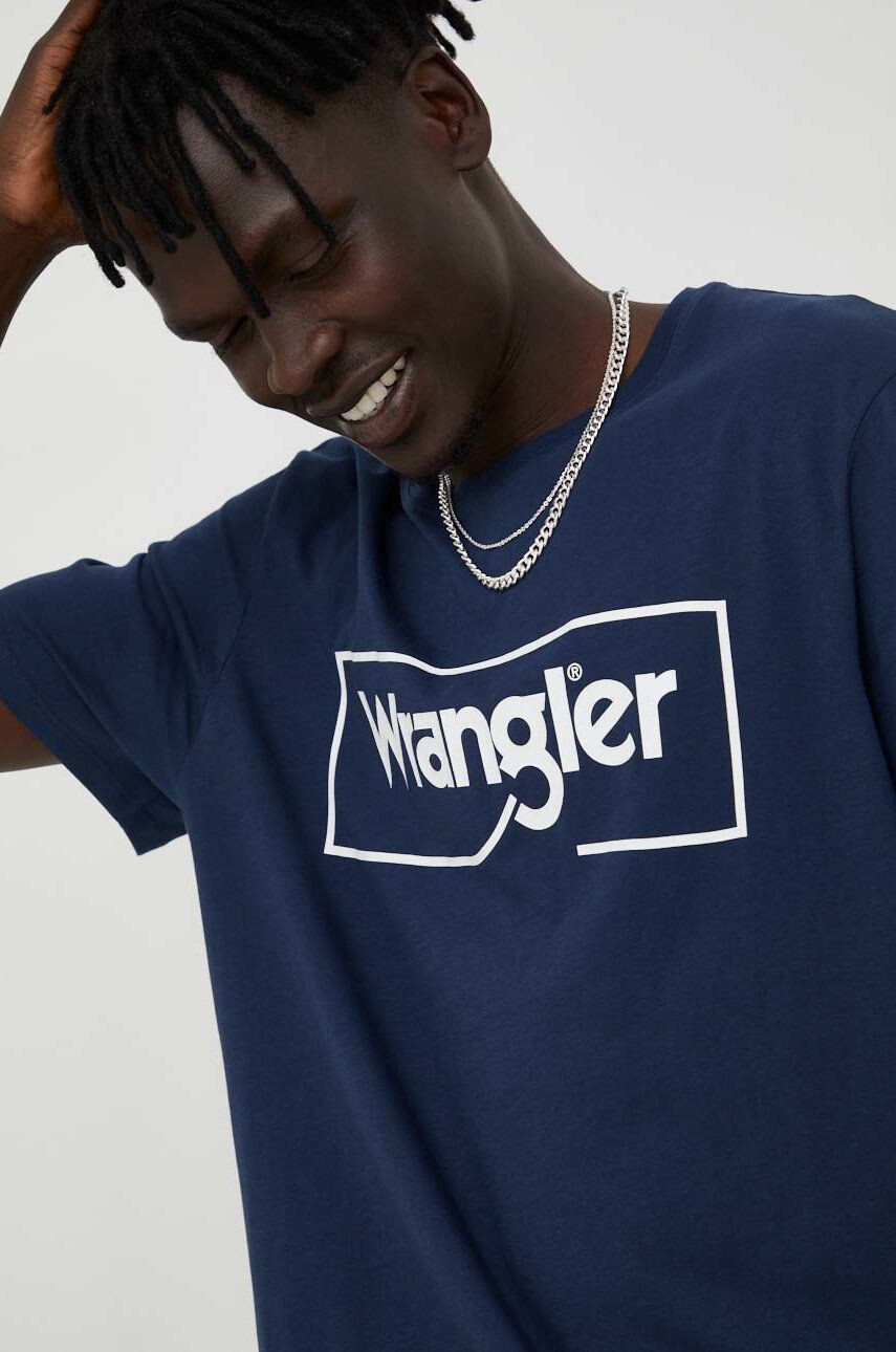 Wrangler Памучна тениска - Pepit.bg