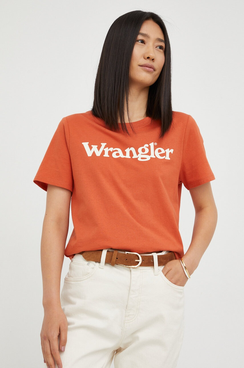 Wrangler Памучна тениска - Pepit.bg