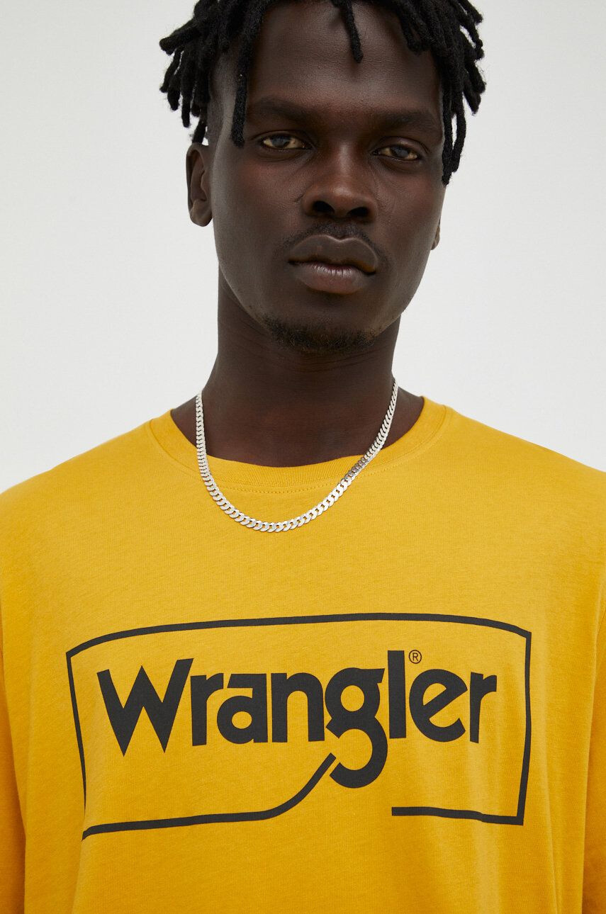 Wrangler Памучна тениска - Pepit.bg