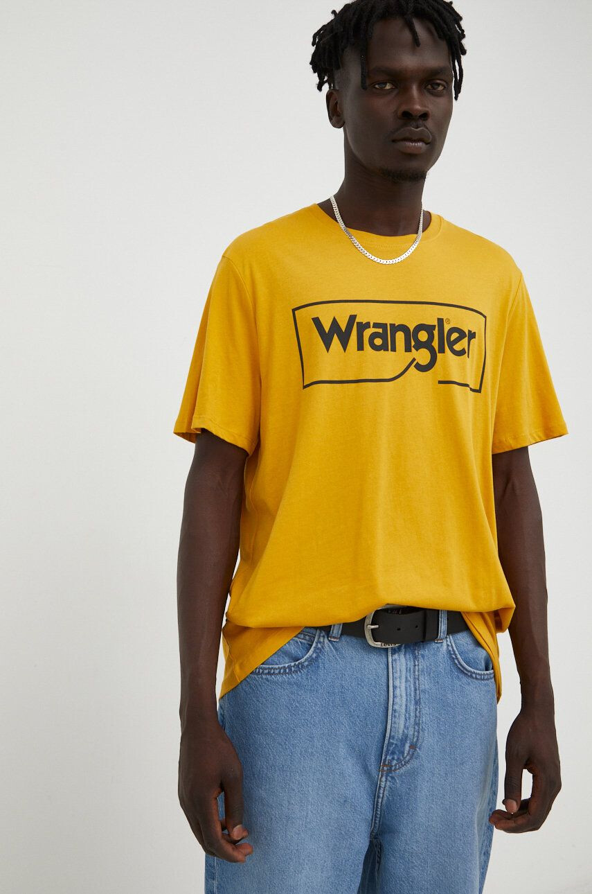 Wrangler Памучна тениска - Pepit.bg