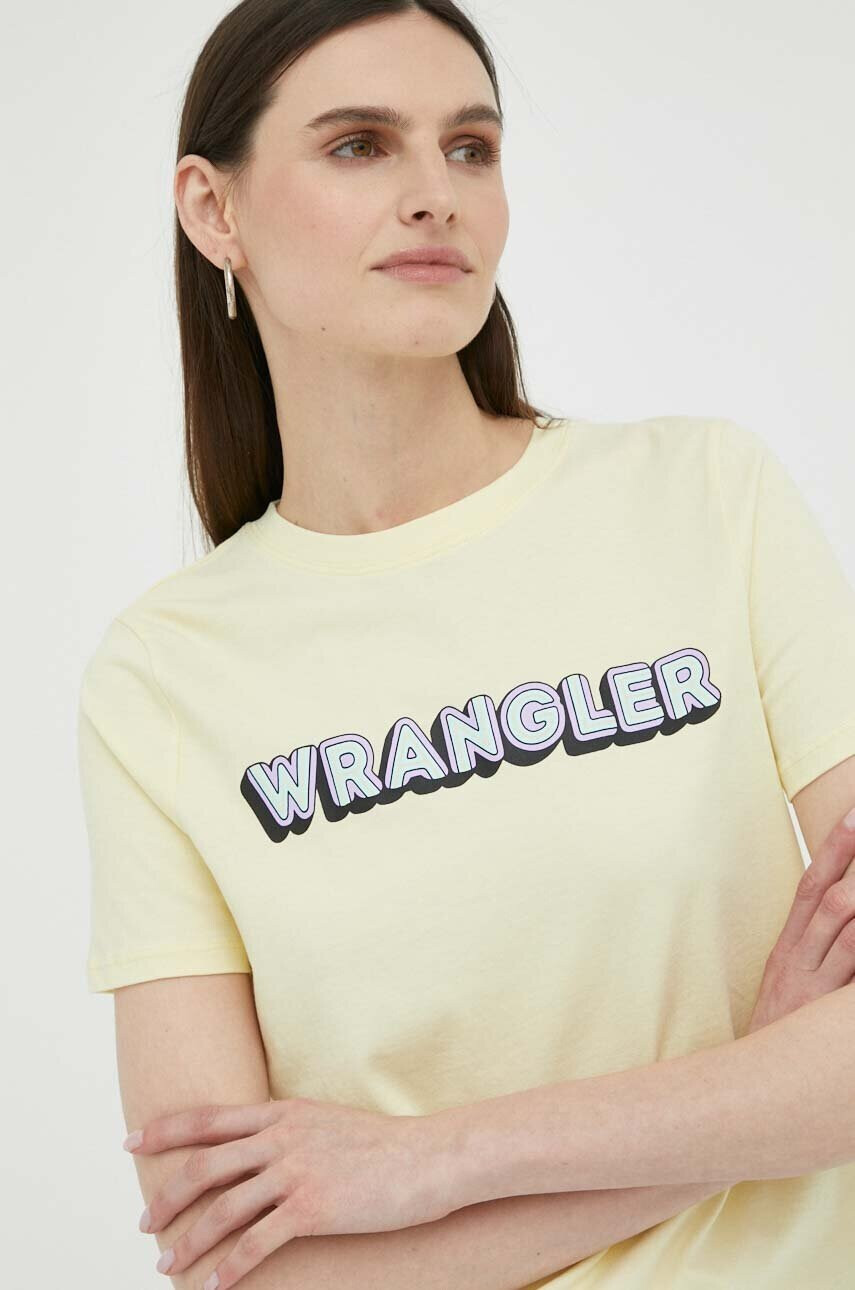 Wrangler Памучна тениска - Pepit.bg