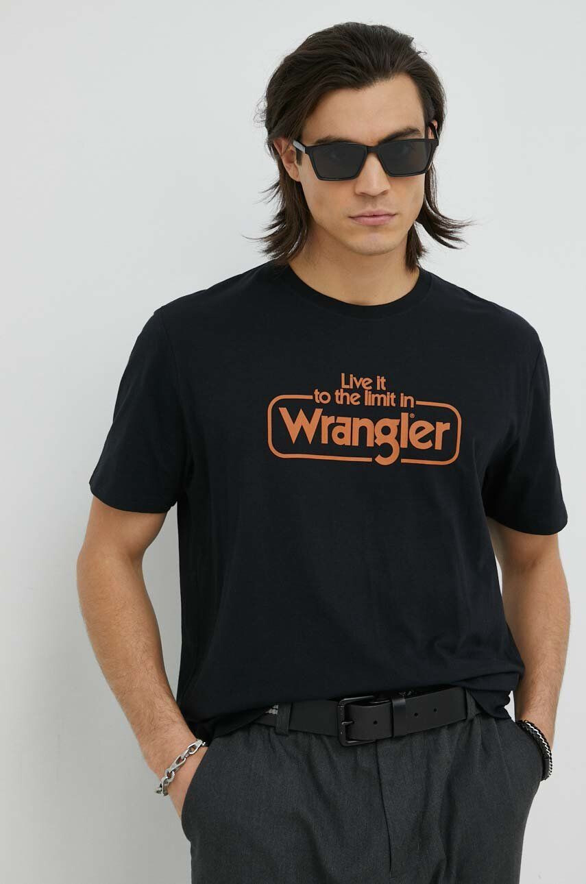 Wrangler Памучна тениска - Pepit.bg