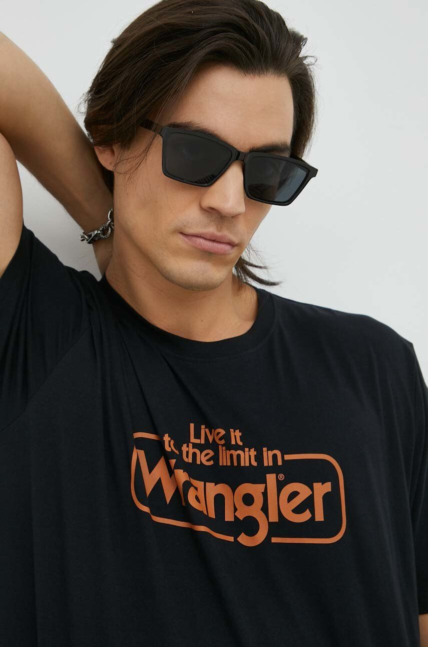 Wrangler Памучна тениска - Pepit.bg