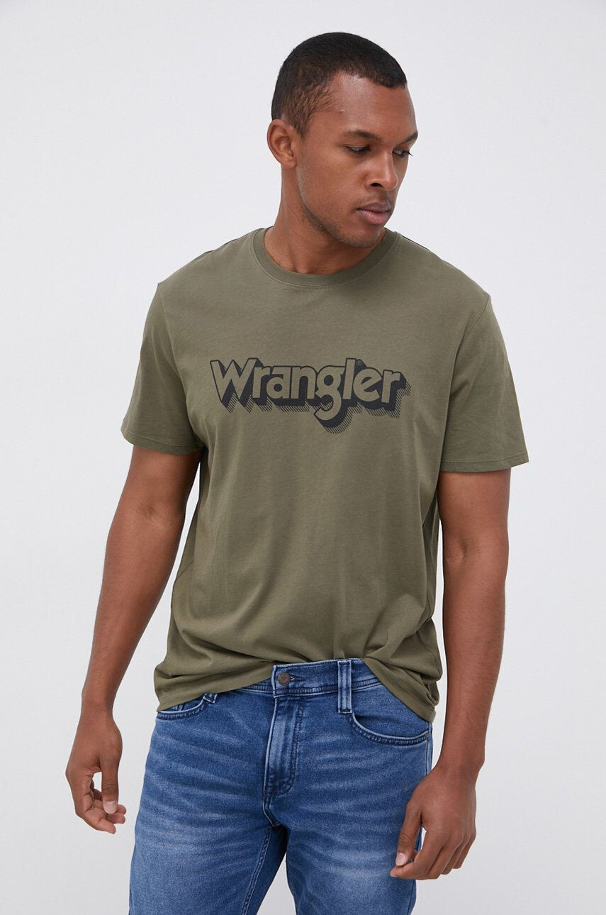 Wrangler Памучна тениска - Pepit.bg