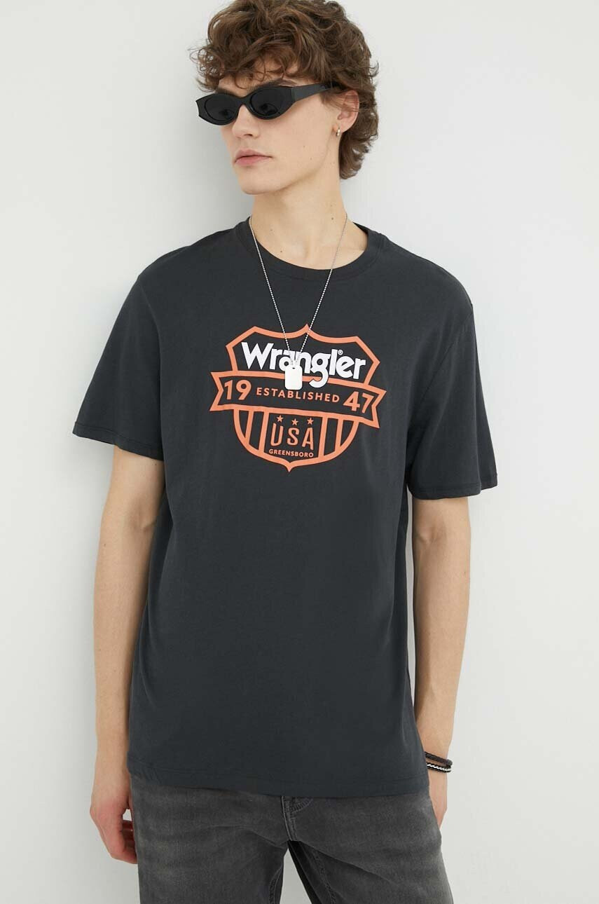 Wrangler Памучна тениска - Pepit.bg