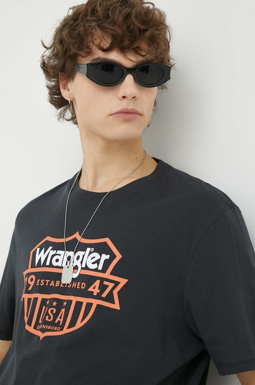 Wrangler Памучна тениска - Pepit.bg