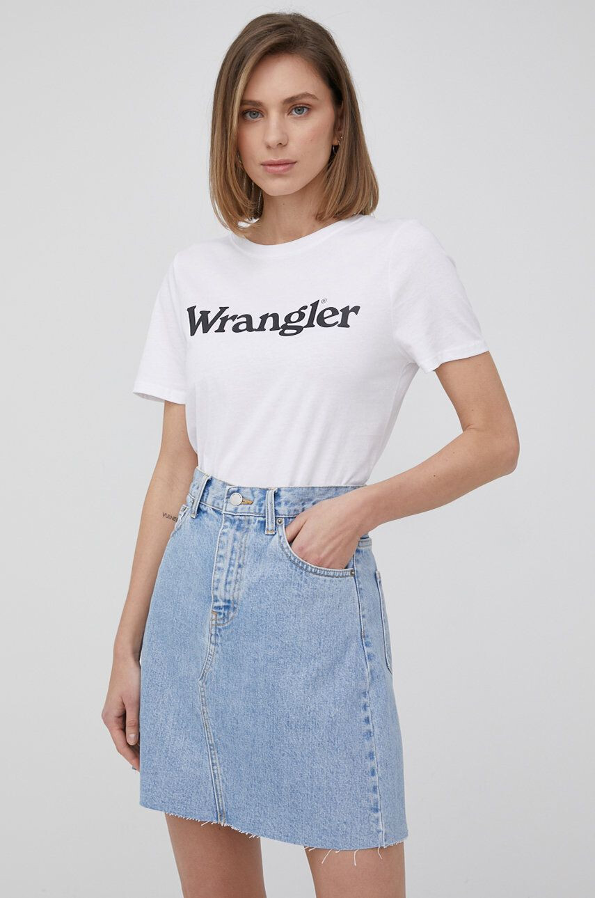 Wrangler Памучна тениска - Pepit.bg