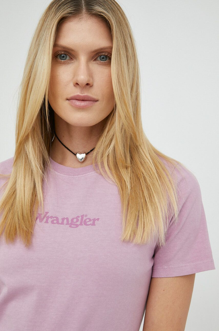 Wrangler Памучна тениска - Pepit.bg