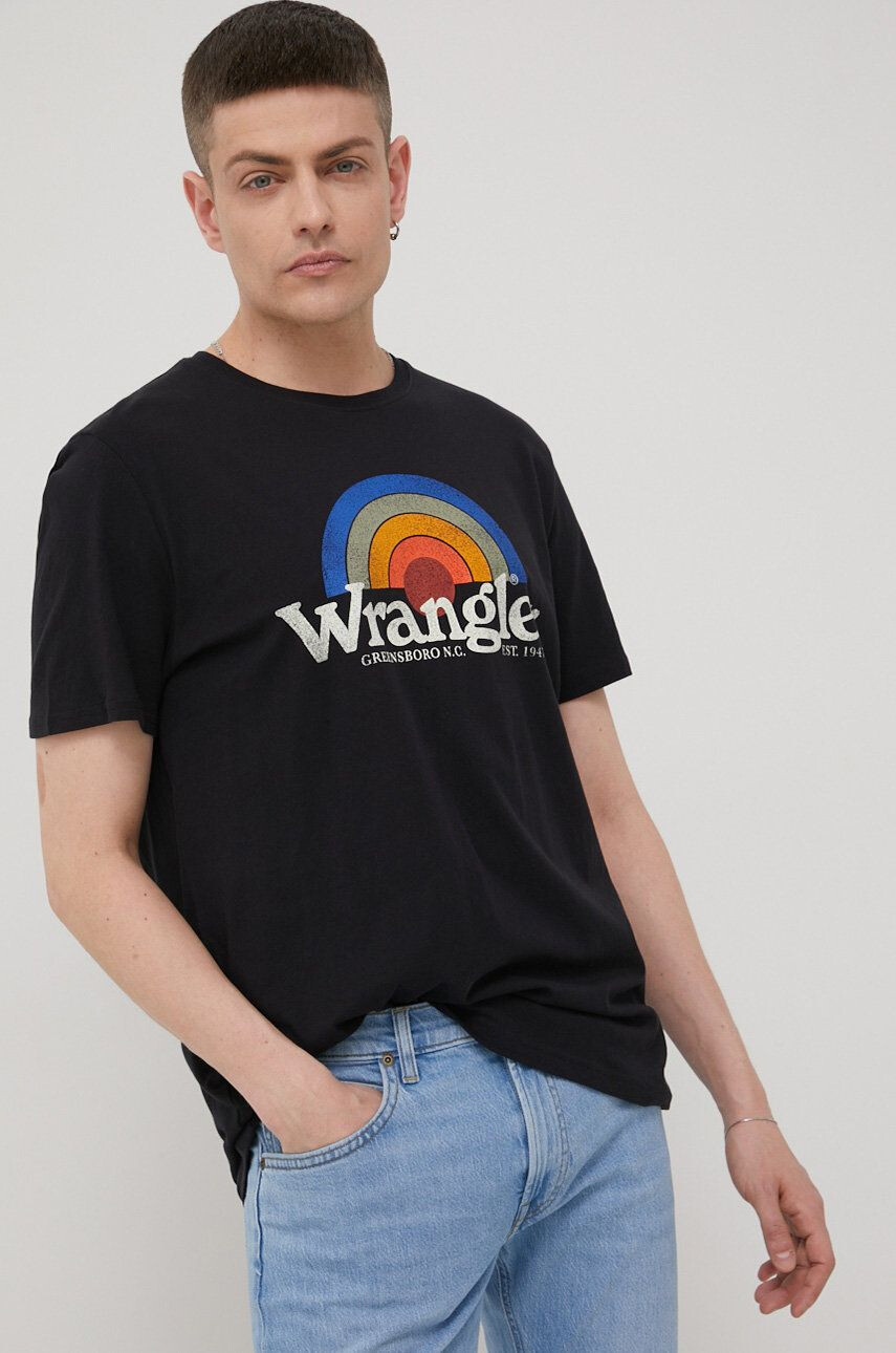 Wrangler Памучна тениска - Pepit.bg