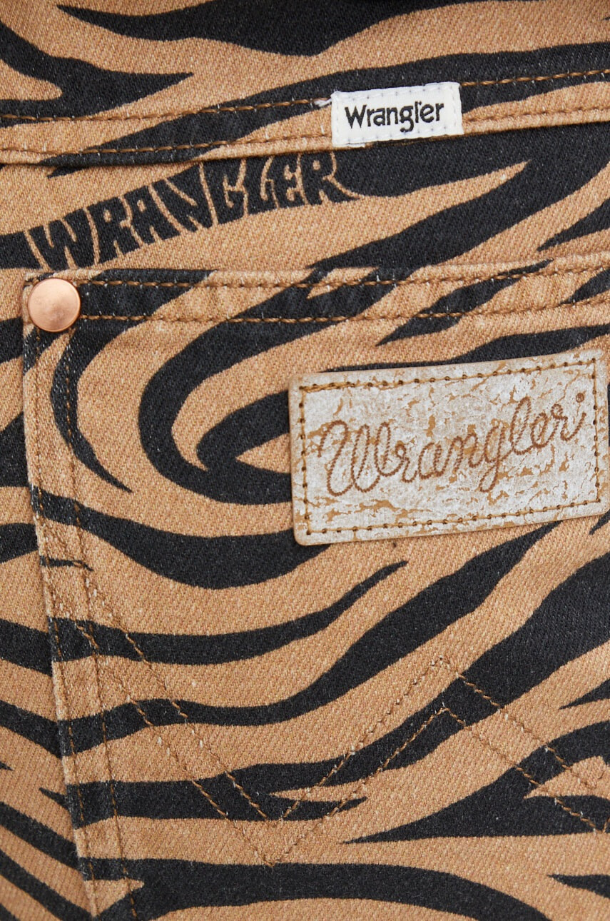 Wrangler Памучни дънки с висока талия - Pepit.bg