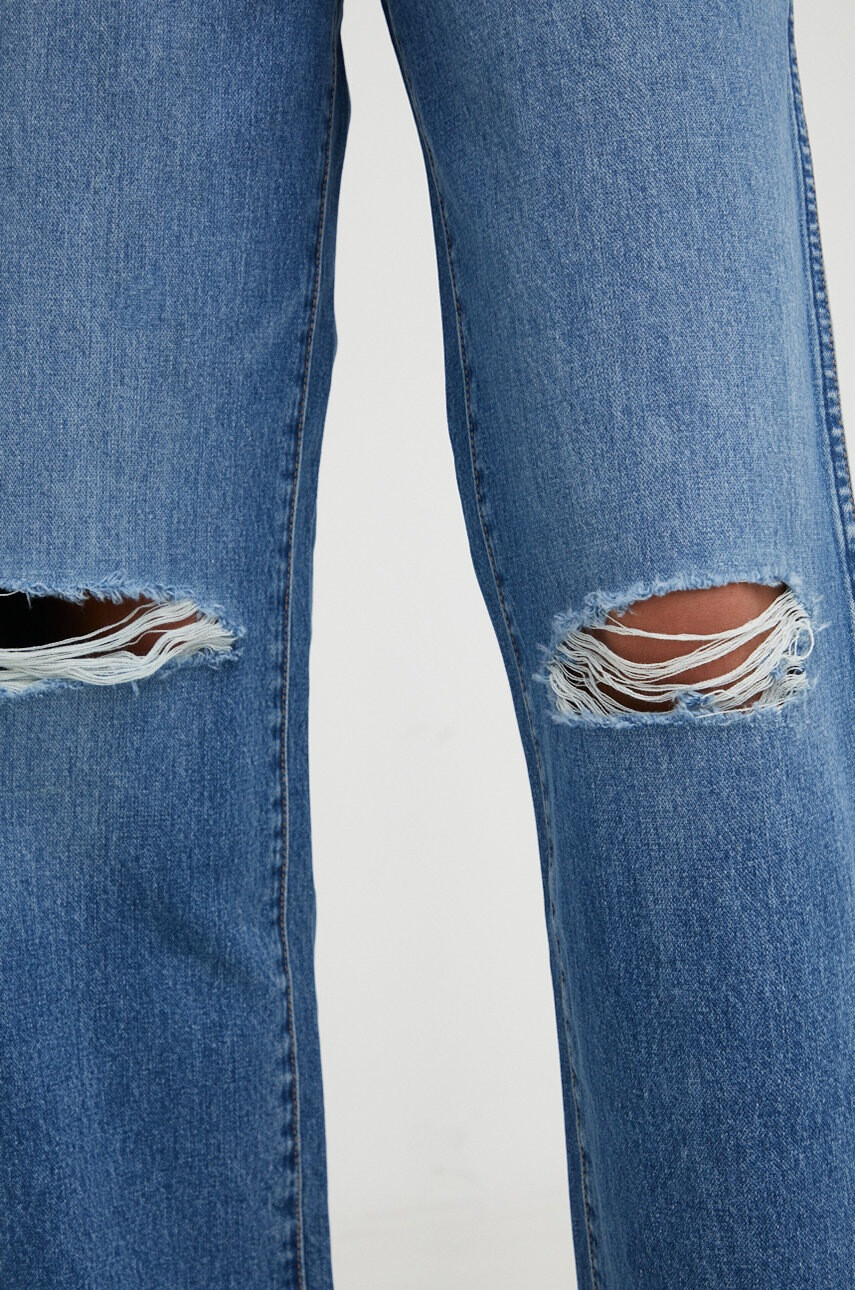 Wrangler Памучни дънки Mom Relaxed Patty с висока талия - Pepit.bg